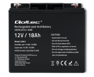 Qoltec Akumulator AGM 12V 18Ah - 1238929 - zdjęcie 2